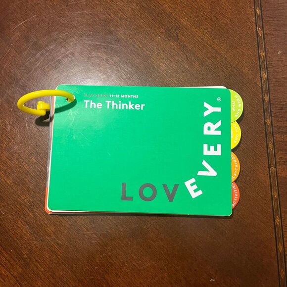 Loverery The Thinker Play guide 11-12 months (older version) - Picture 1 of 3